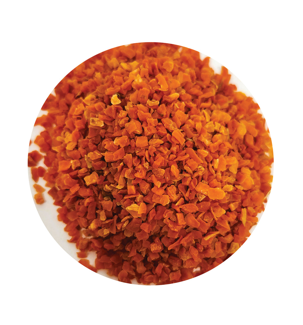 Dehydrated Carrot Granules – Air Dried Carrot Pieces