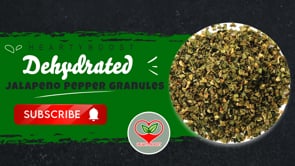 Dehydrated Jalapeno Pepper Granules – Air Dried Jalapeno