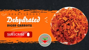 Dehydrated Diced Carrots – Air Dried Vegetable Pieces