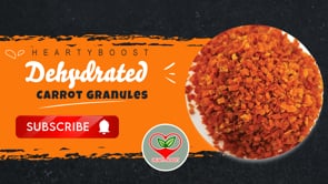 Dehydrated Carrot Granules – Air Dried Carrot Pieces