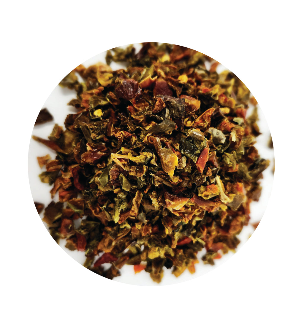 Dehydrated Diced Red & Green Bell Peppers – Air Dried Vegetables